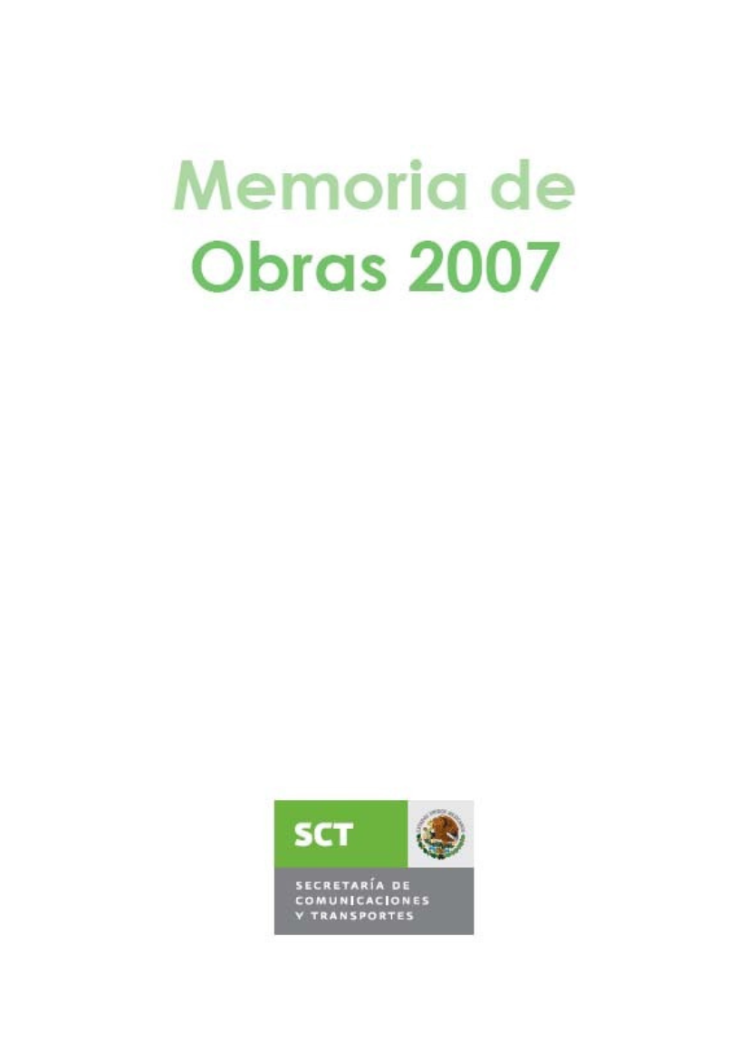 Memoria de Obras 2007